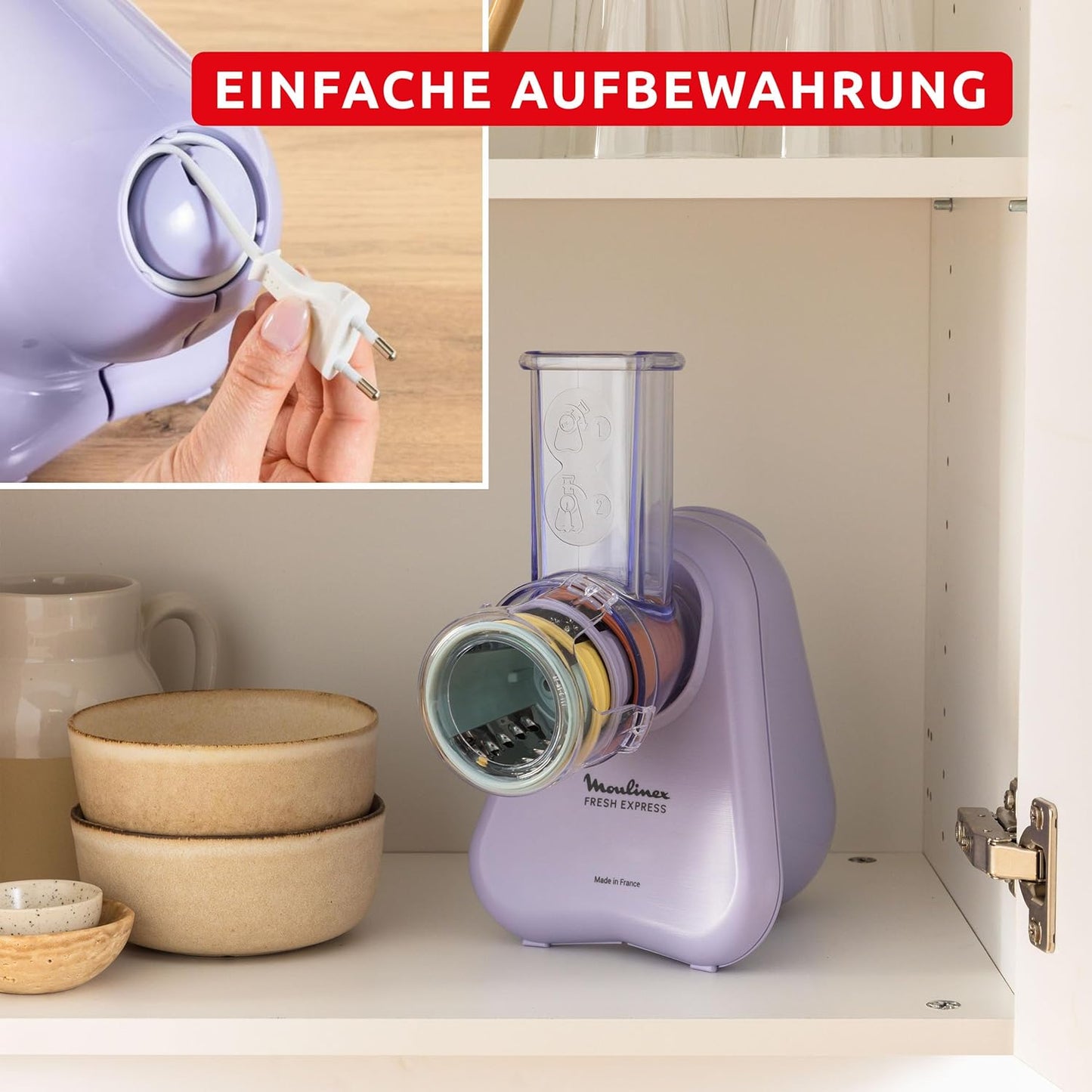 Fresh Express Gemüsereibe, Fresh Express 4-in-1 | Lila