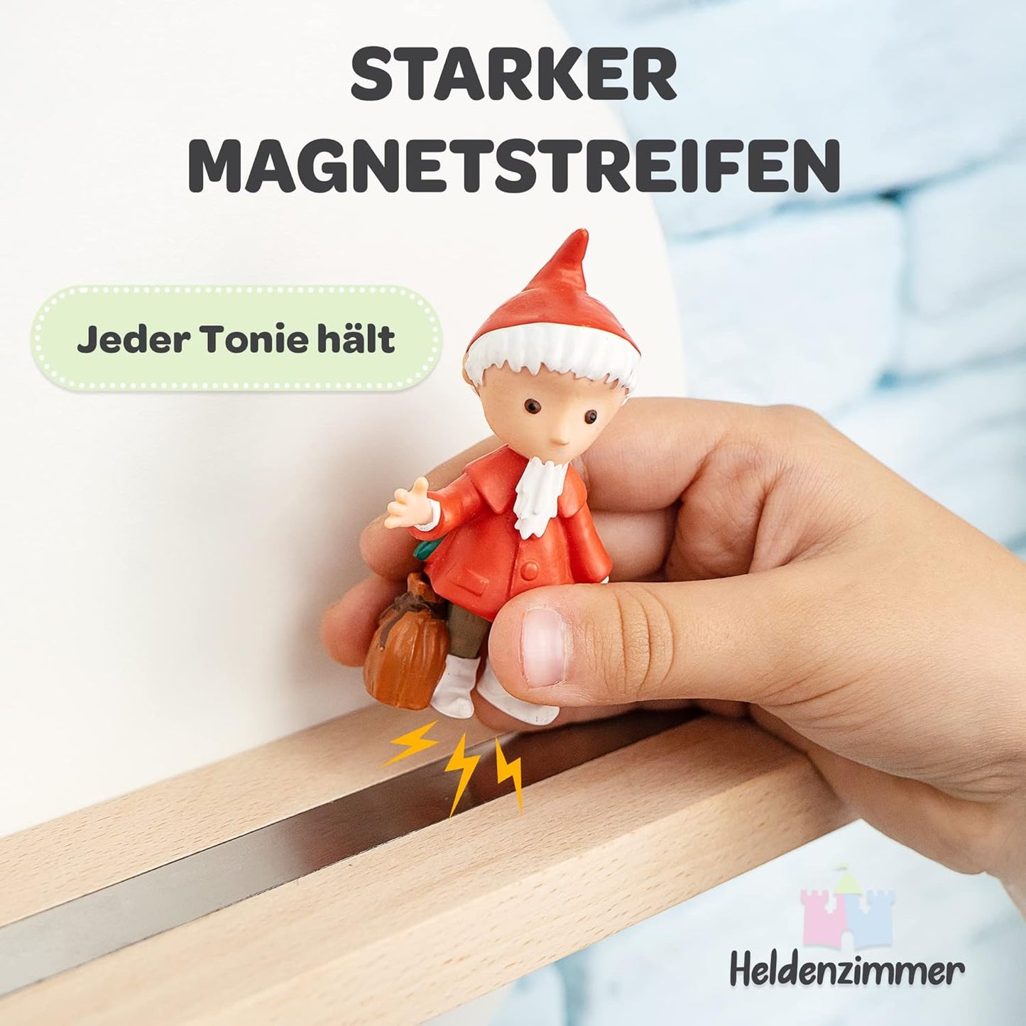 Tonie Regal Wolke für 20 Figuren und Toniebox, Weiß
