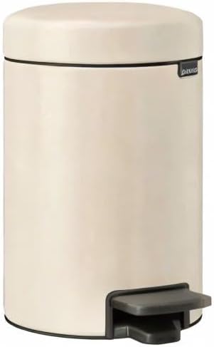 NewIcon Treteimer mit Soft-Close-Deckel, 3 Liter Soft Beige