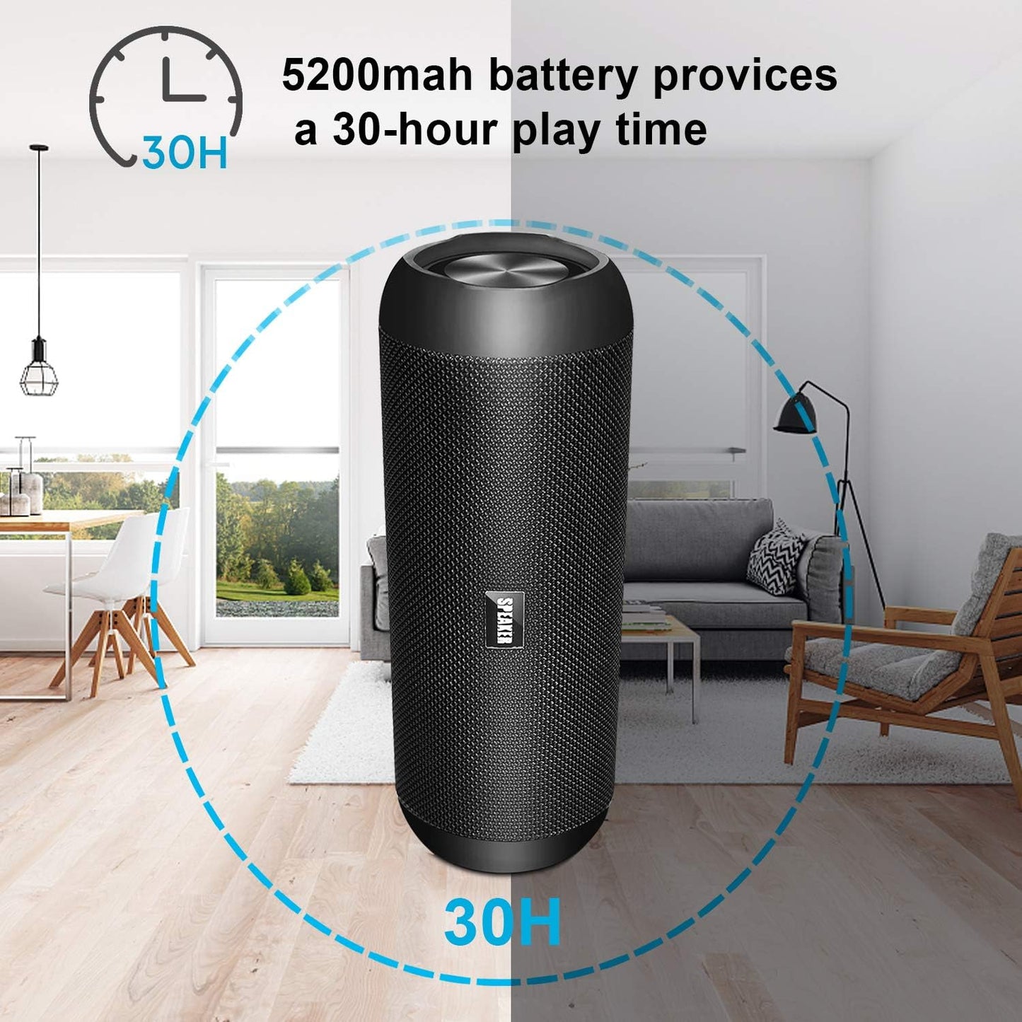 Bluetooth Lautsprecher, Schwarz