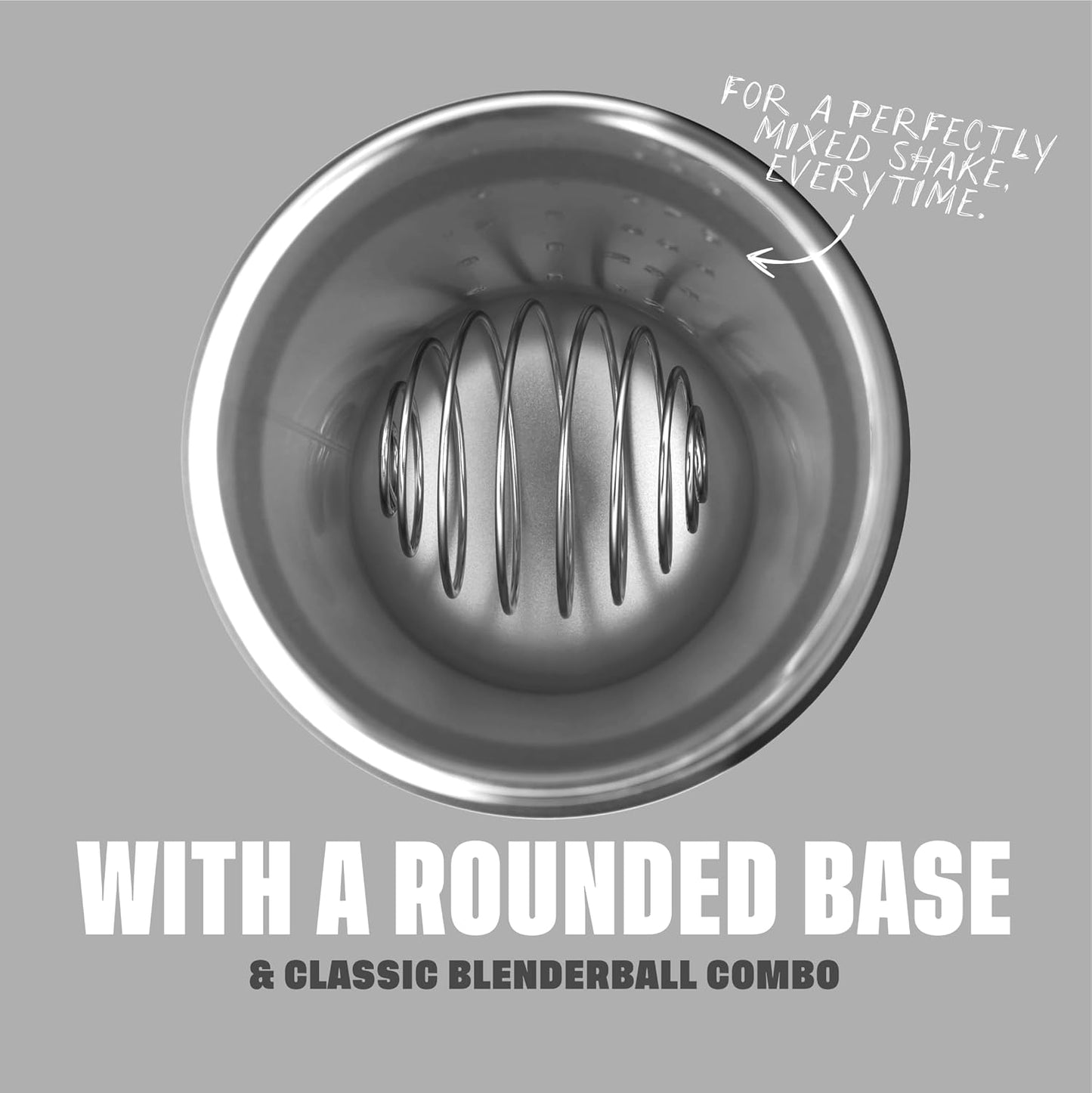 Thermoflasche mit BlenderBall, Weiss Single