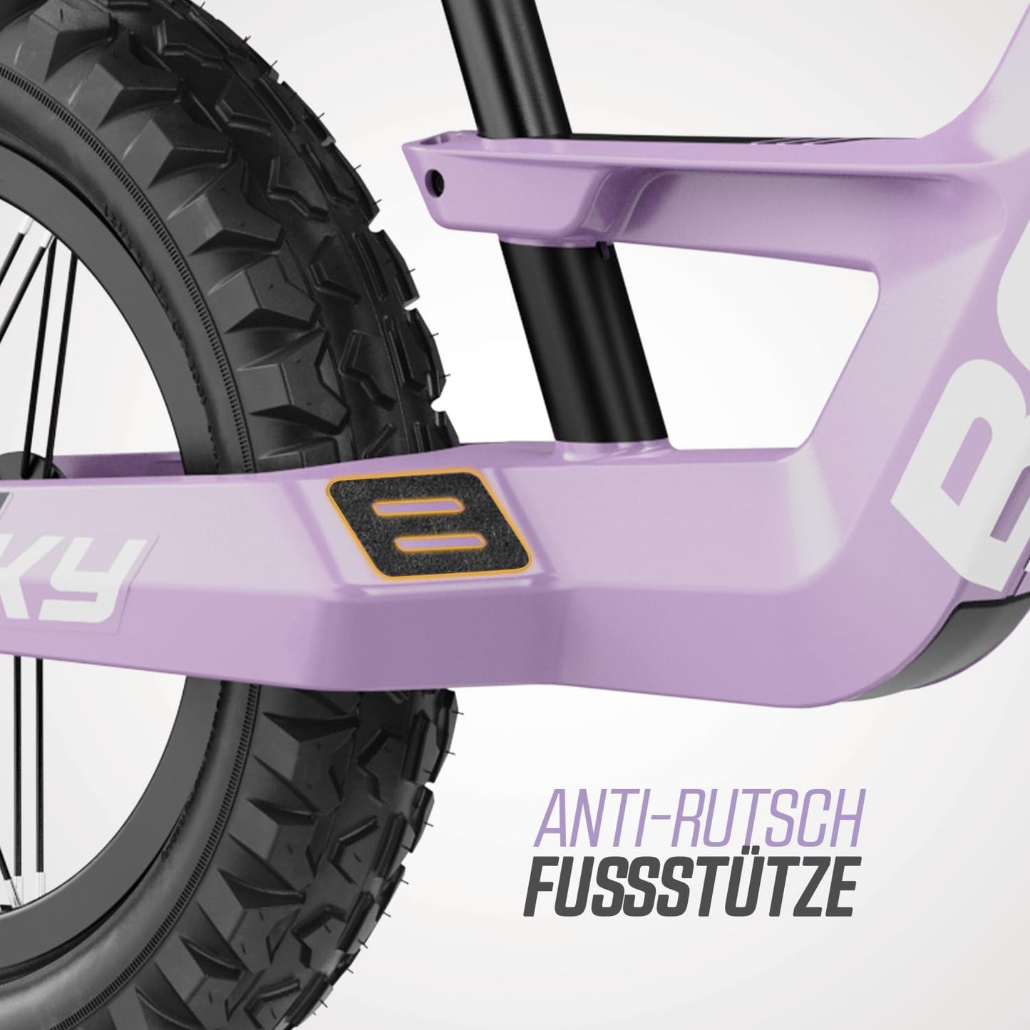 Biky Cross Laufrad, Violett