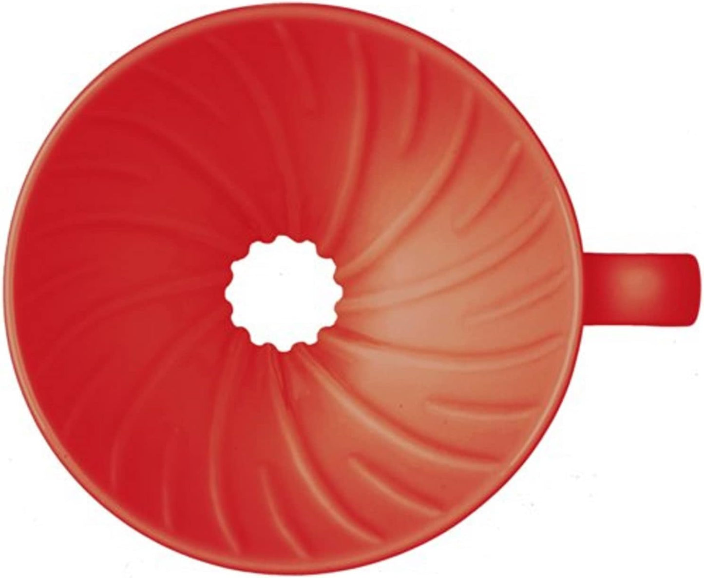V60-01 Kaffeetropfer Keramik für 1-2 Tassen, Rot/Ausflug, Einfarbig (Getaway Solids) 01 Keramik