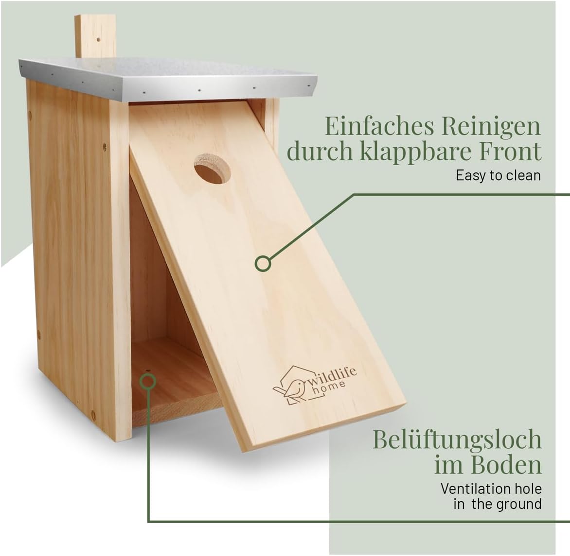 Nistkasten, Nistkasten für Kohlmeisen & Co.