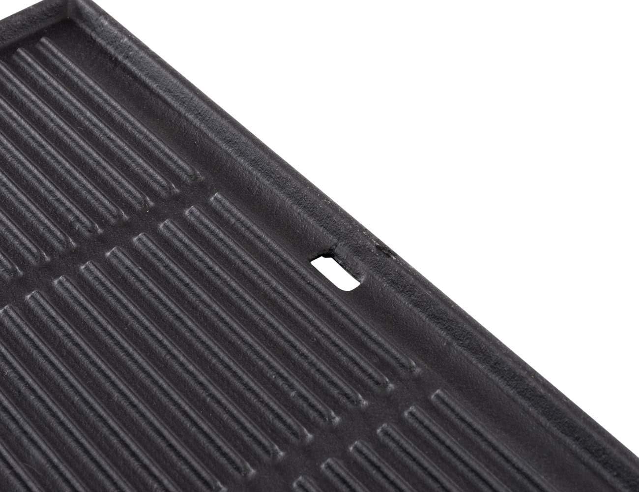 Gusseiserne Wende-Grillplatte, Anthrazit 45.5 x 35 cm