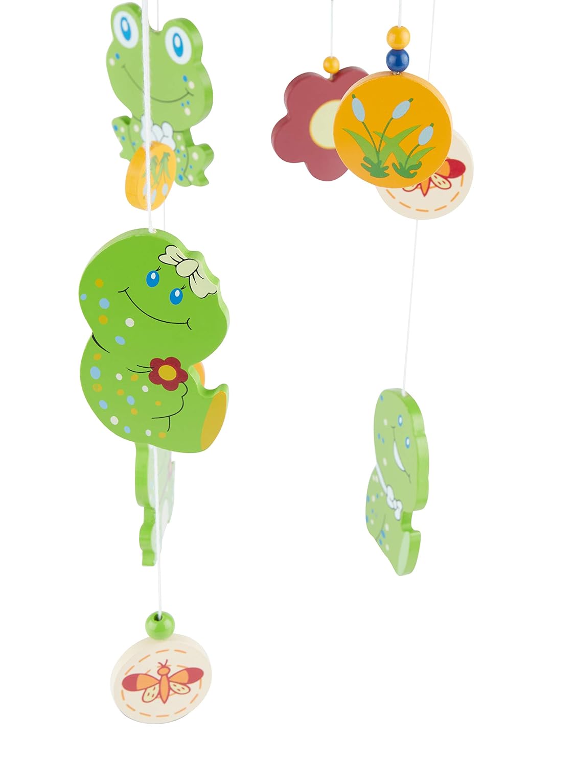 3D Baby Mobile Frosch Froggy aus Holz, Frösche