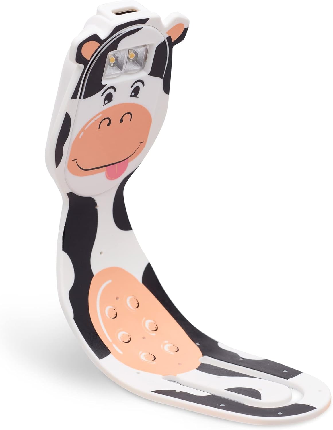 Flexilight 2-in-1 Clip On Leselampe & Lesezeichen, wiederaufladbar, Kuh