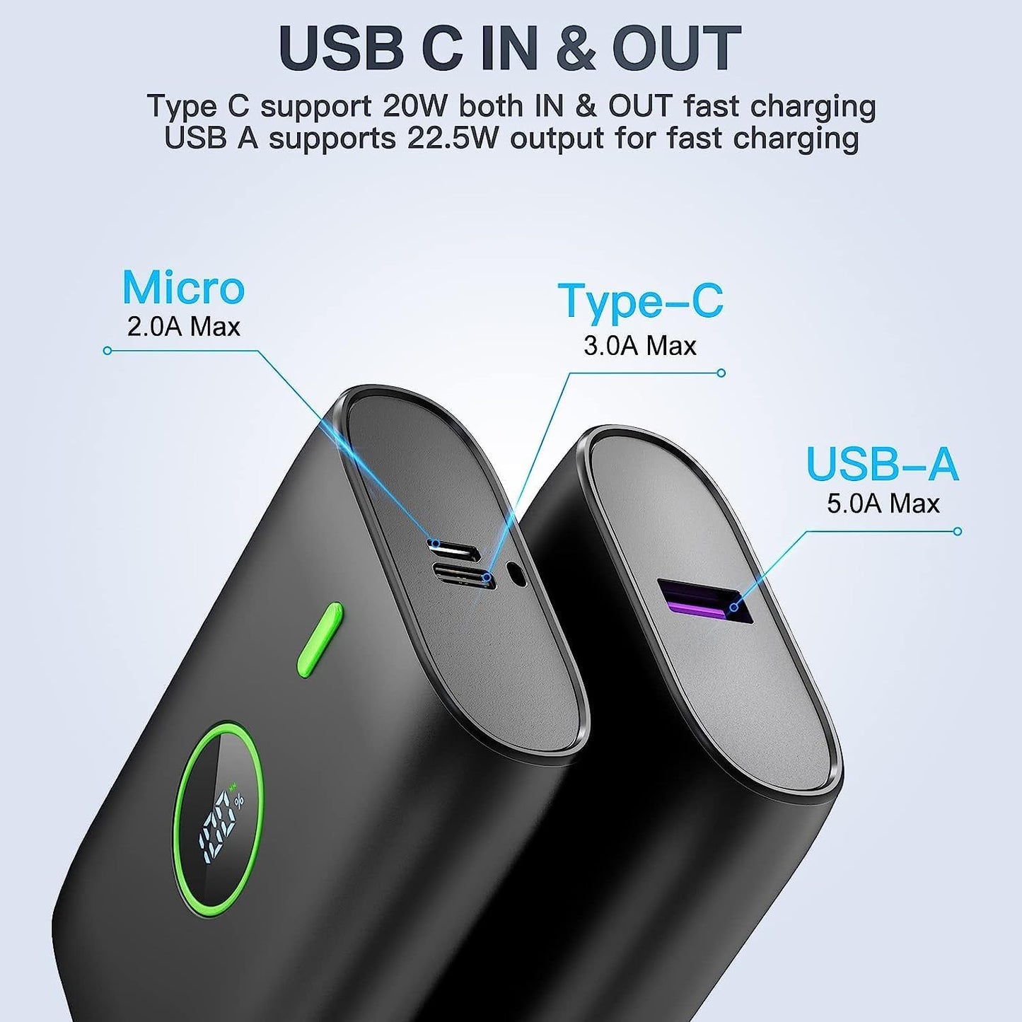 Powerbank, Grün