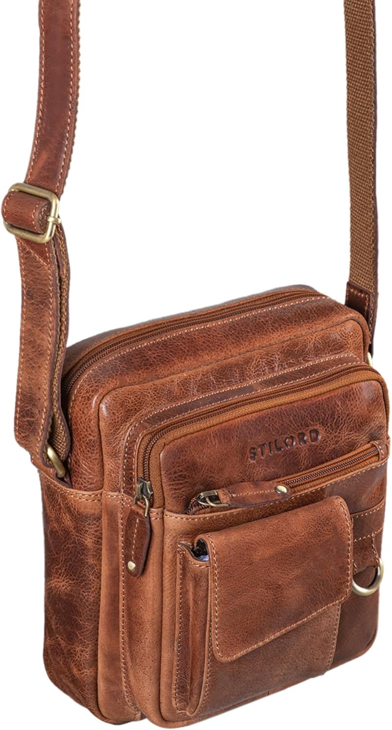 Ryan Crossbody Herrentasche, Napoli - Braun