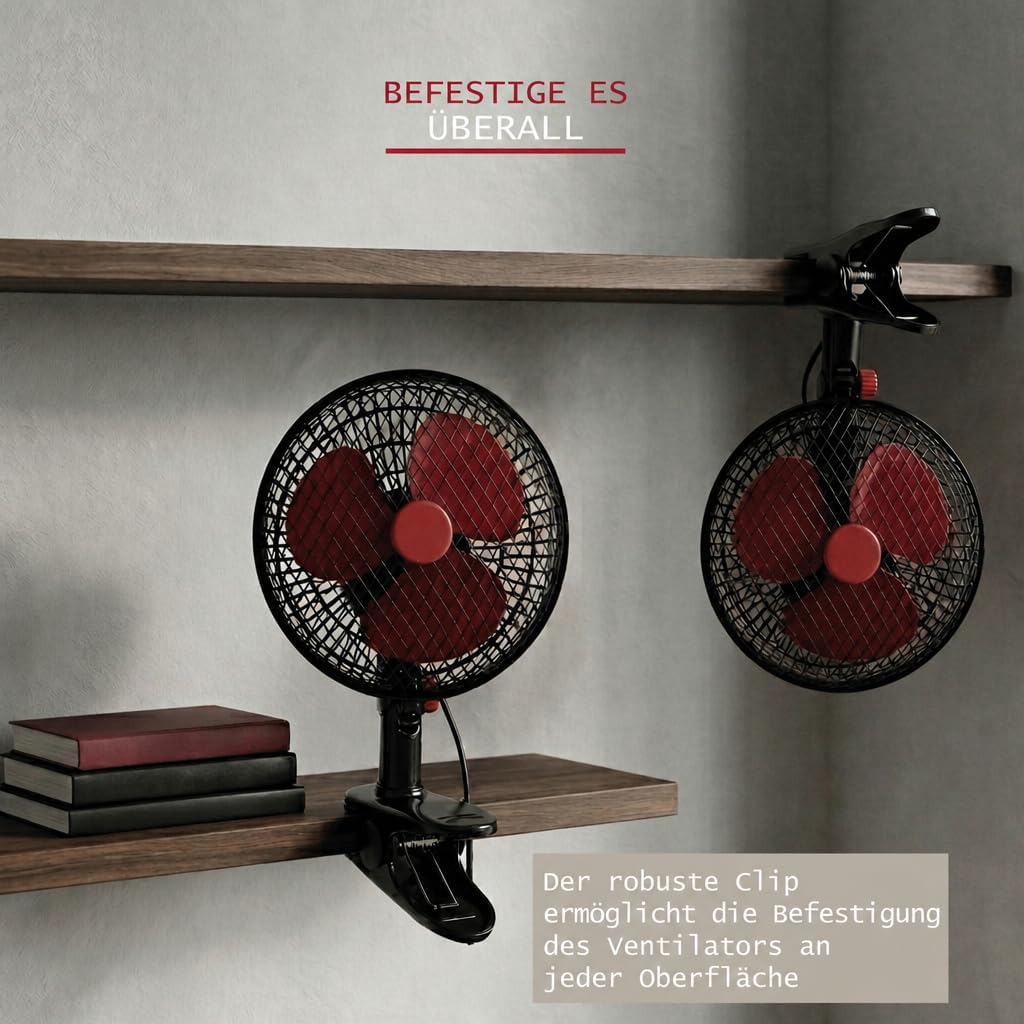 Oszillierender Tischventilator