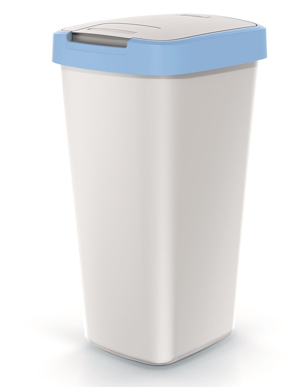 Mülleimer mit Schwingdeckel, 45L Blau