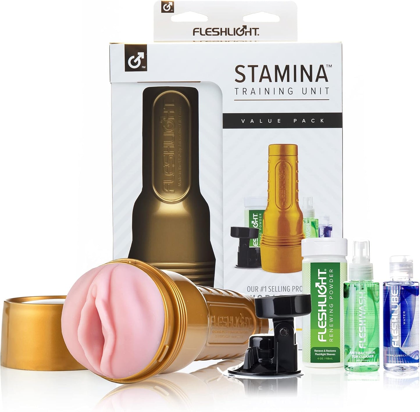 Stamina Training Unit STU Masturbator-Set, Value Pack