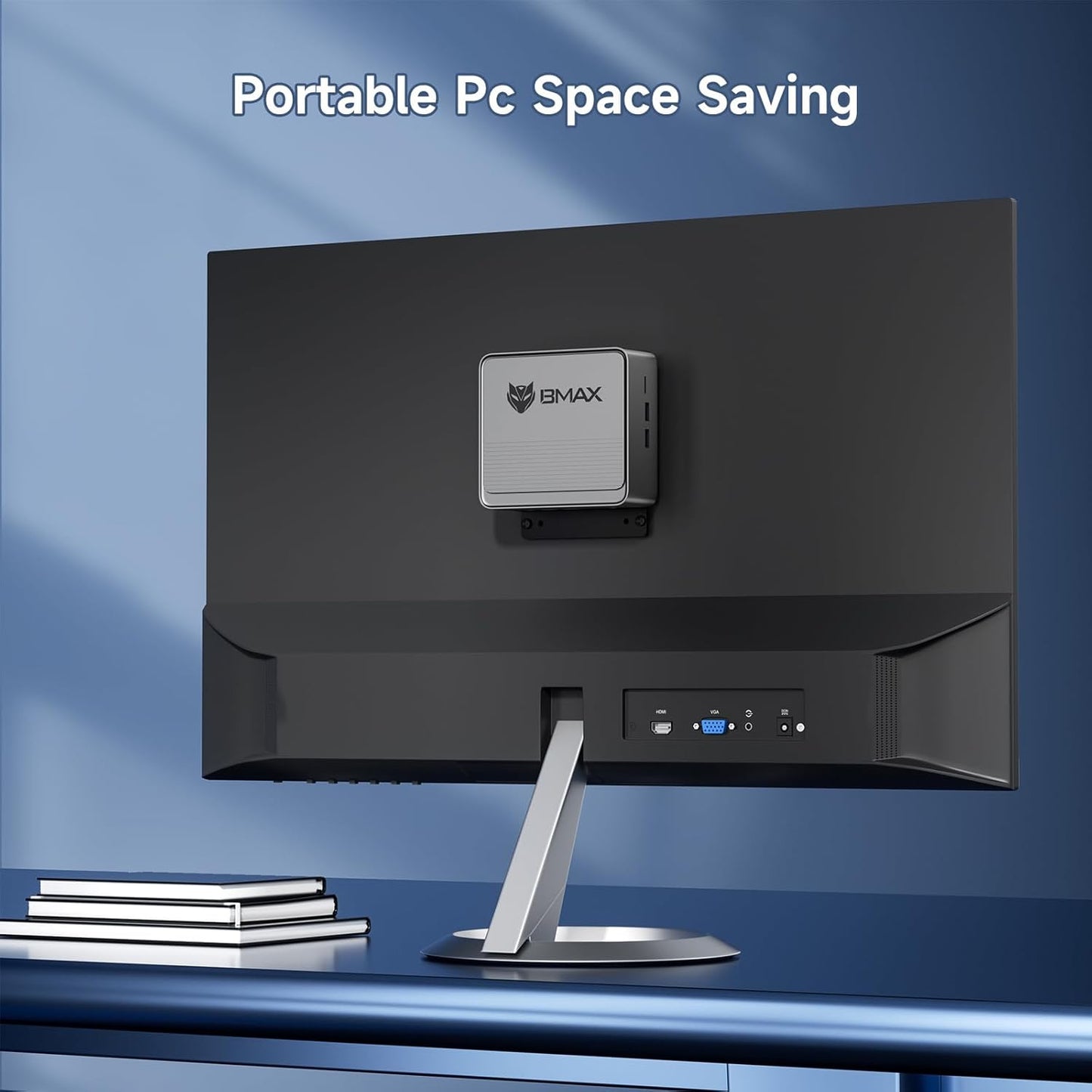 Mini PC B3 mit Dual HDMI 4K & Win 11 Pro, N5095 8GB DDR4 256GB SSD