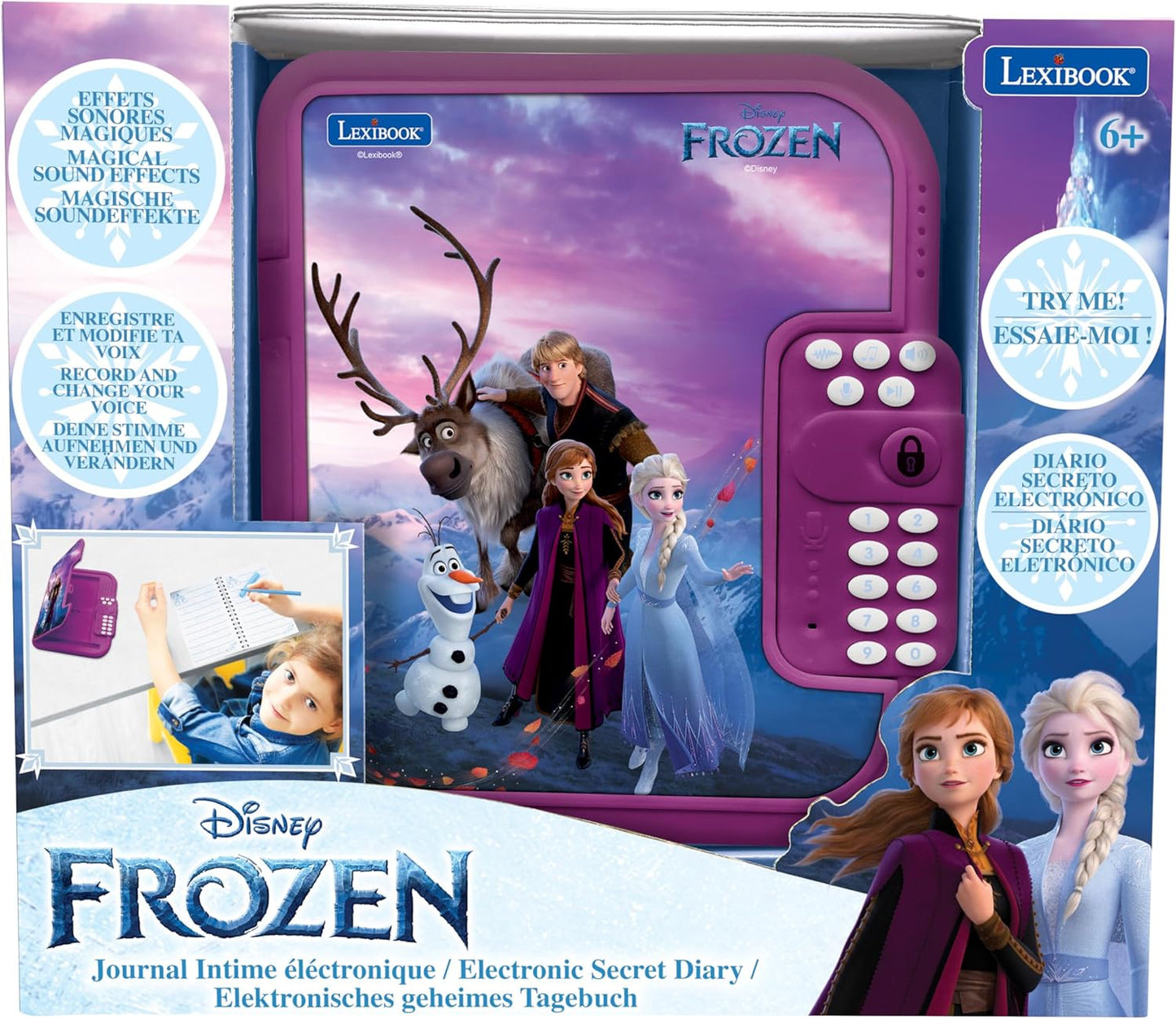 Disney Frozen Geheimtagebuch mit Notizbuch, Frozen