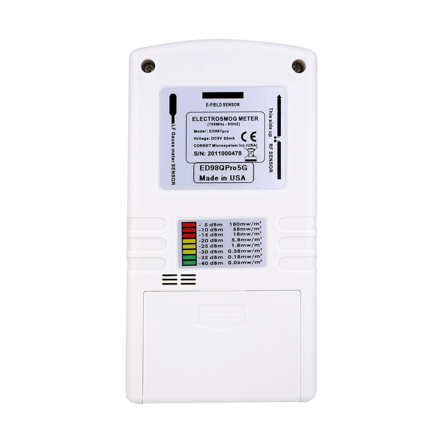Tri-Mode Elektrosmog-Messgerät ED88T5G Plus