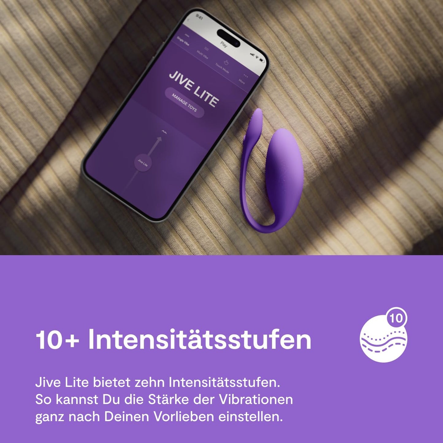 Jive Lite G-Punkt-Vibrator, Lila