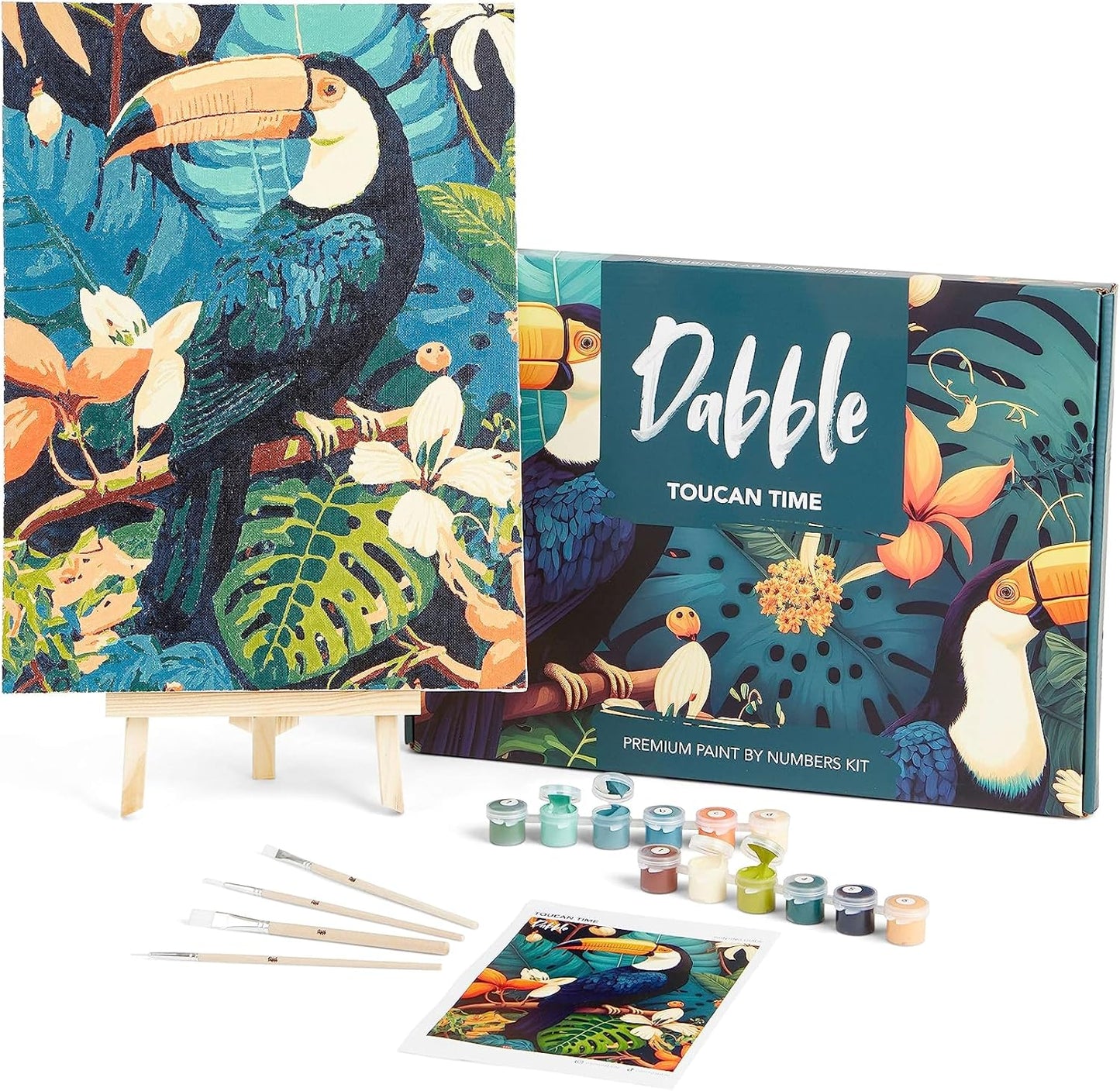 Toucan Time Malen-nach-Zahlen Kit für Erwachsene, Toucan Time