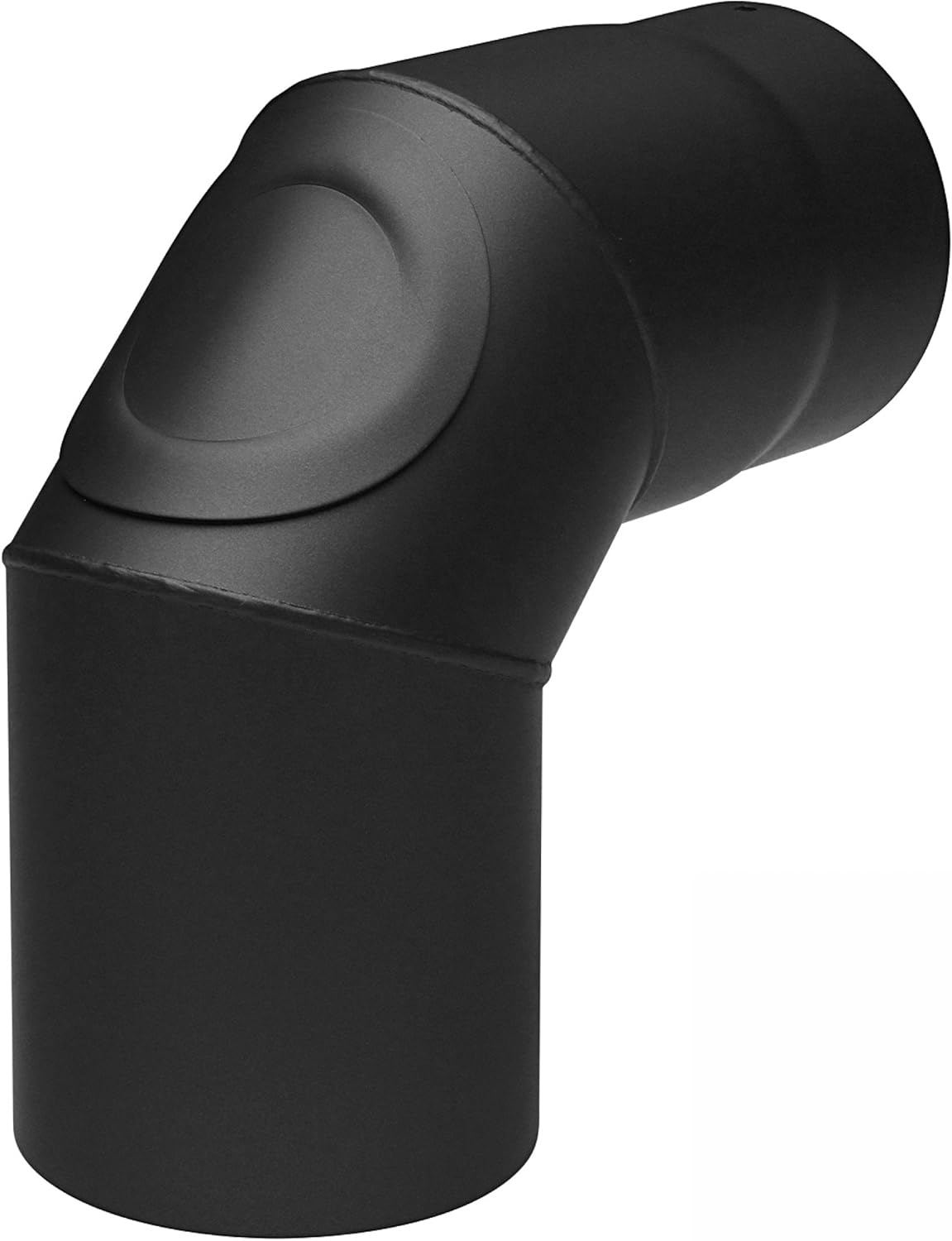 Rauchrohrbogen 150 mm mit Reinigungsöffnung (90°)