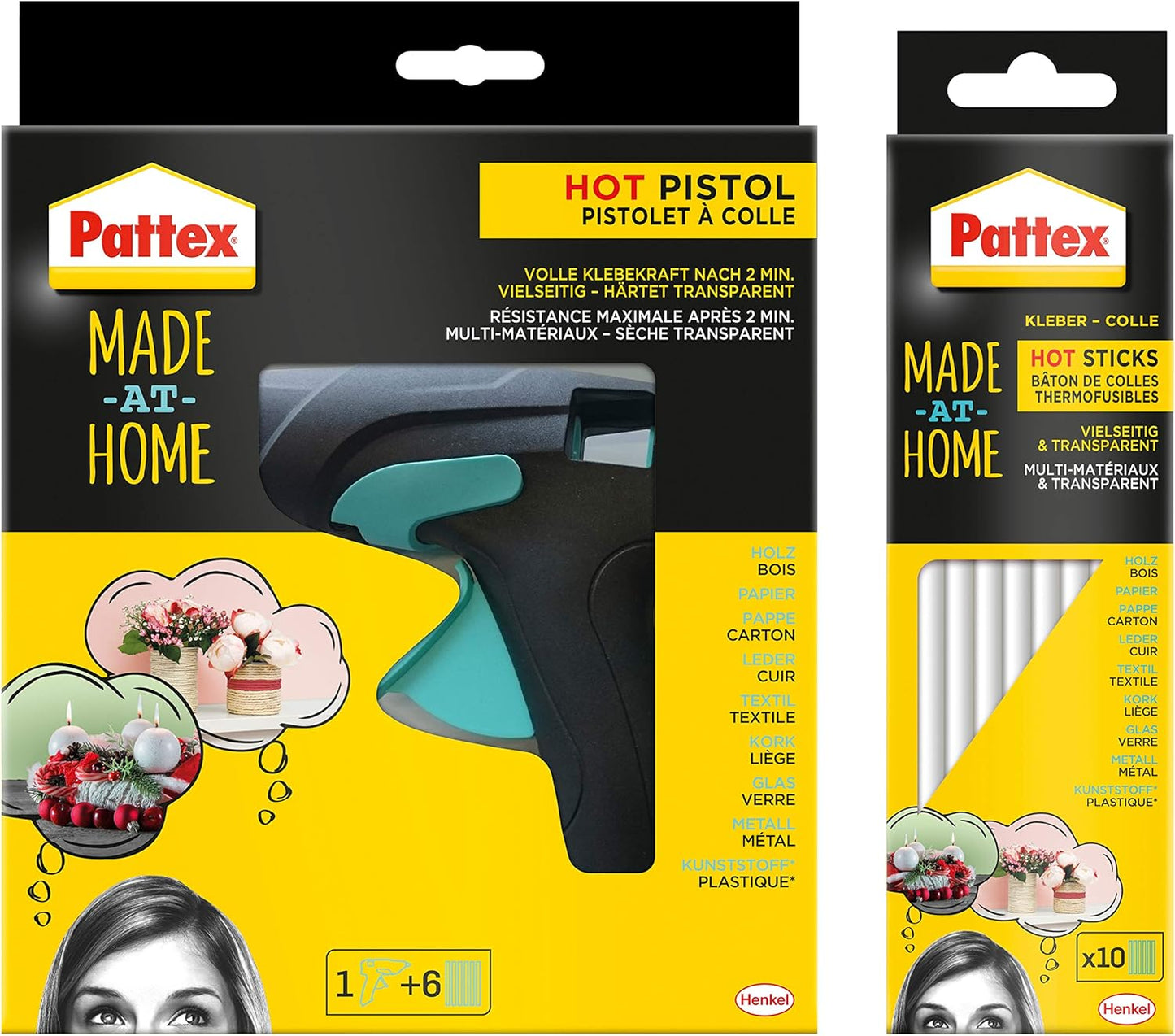 Klebepistole - Hot Pistol Starter-Set, 1 Klebepistole + Klebesticks