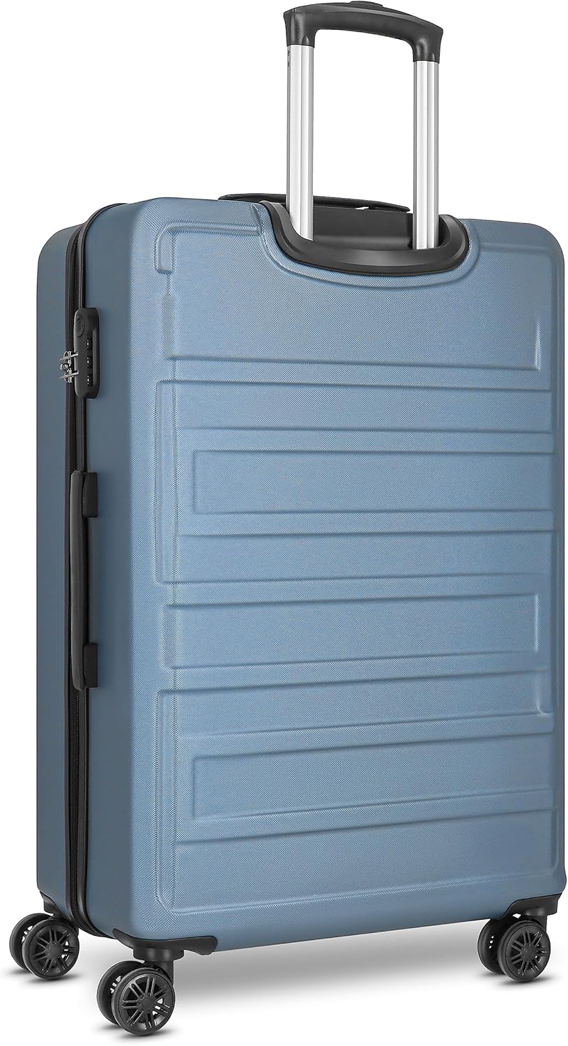 New York 2.0 - Grosser Hartschalen - Koffer, Metallisches Blau Koffer L (76 cm)