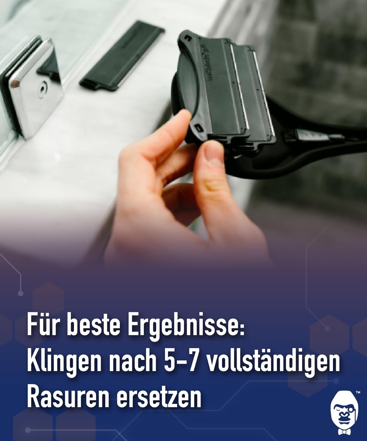 6 x Ersatzklingen für 2.0 Elite-Rasierer, 6 Stück (1er Pack)
