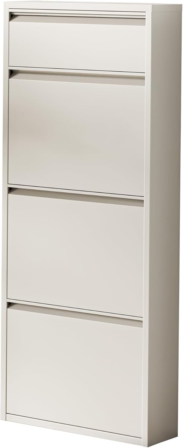 Schuhkipper Sokndal, Pfefferweiss mit 3+1 Klappen