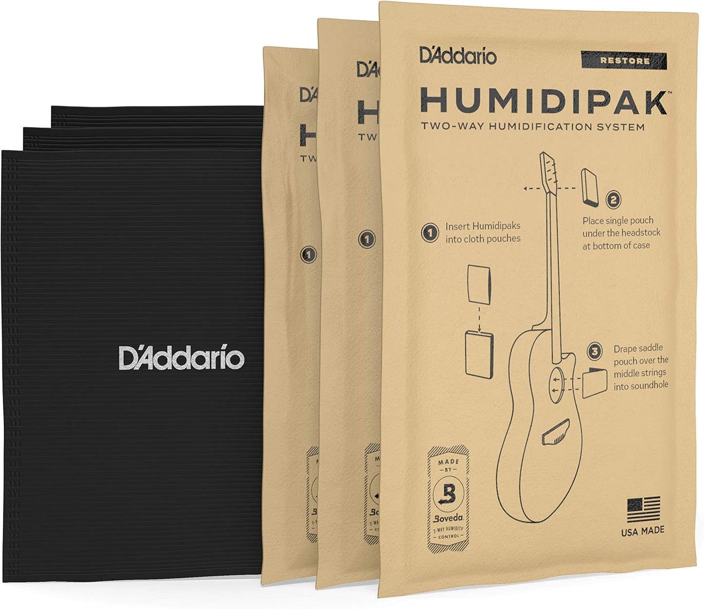 Gitarre Luftbefeuchter PW-HPK-03, Bausatz Humidipak Wiederherstellungs-Kit