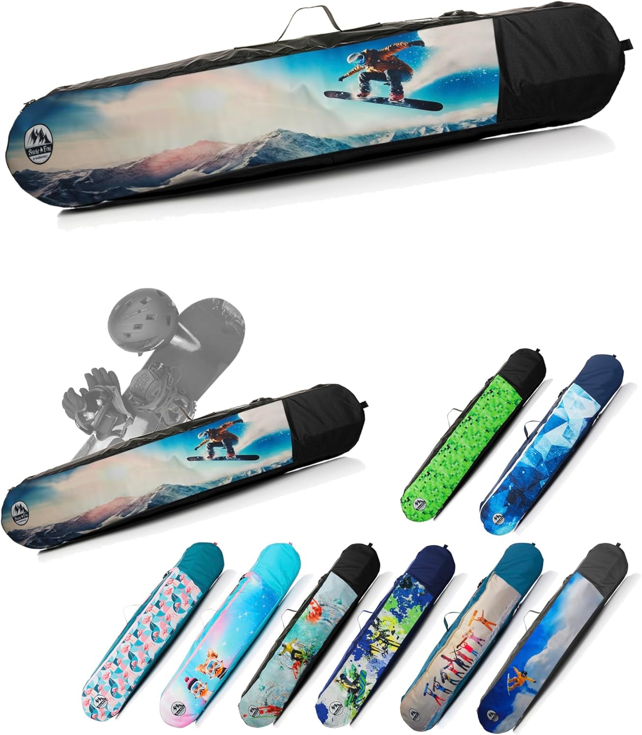 Kinder Snowboardrucksack, Modell 08 150cm