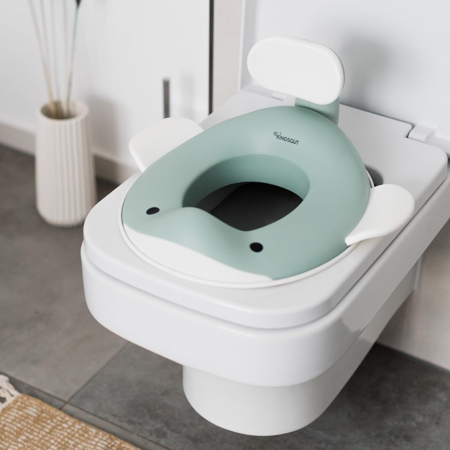 Toilettenaufsatz Wal, Aquamarin