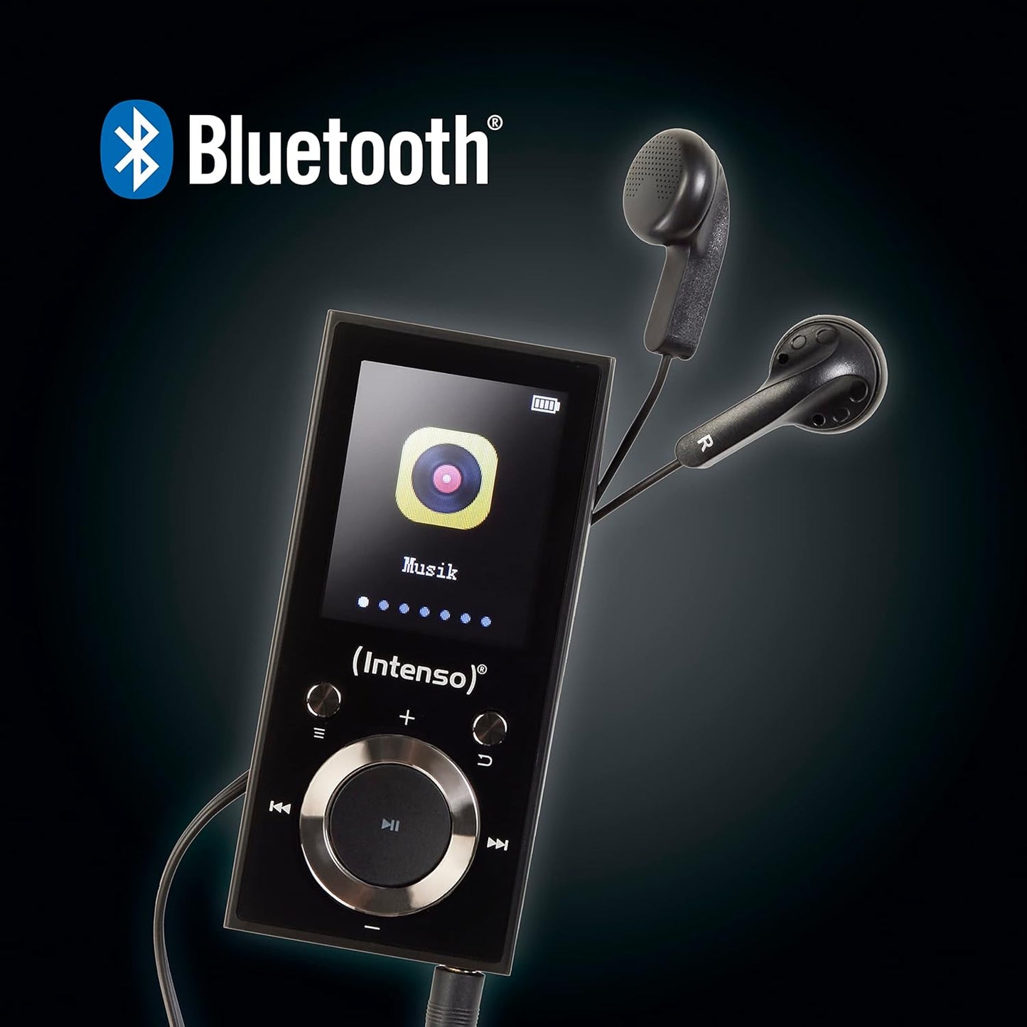 Video Scooter BT mit Bluetooth - MP3 Player, schwarz 16GB Single