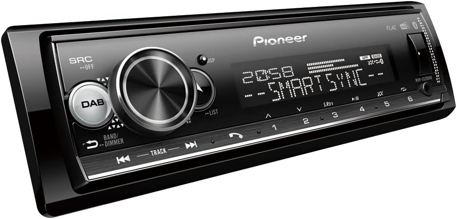 1-DIN-Autoradio MVH-S520DAB mit DAB+ und Bluetooth, Inkl. Antenne
