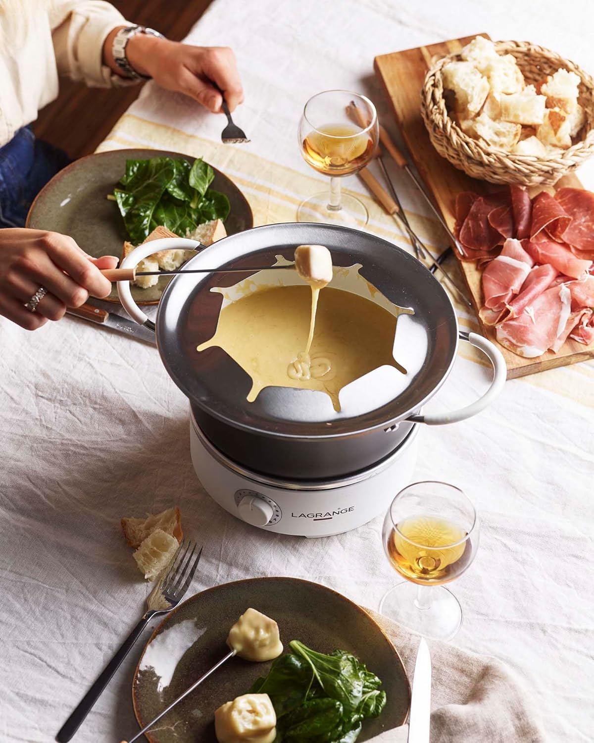Prestige Fondue-Set für 8 Personen, Taille unique Carbon