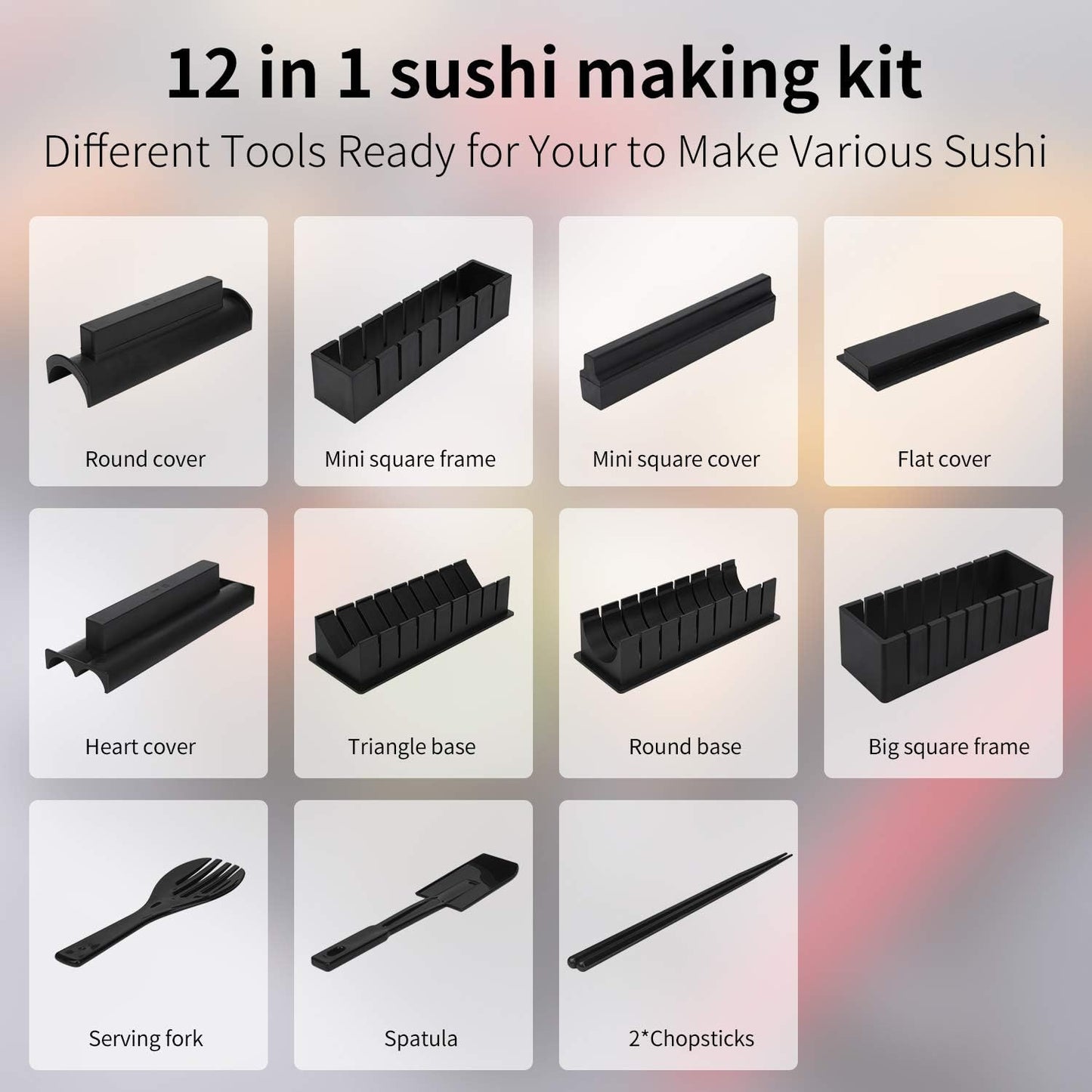 Sushi Maker Kit, 12 PCS