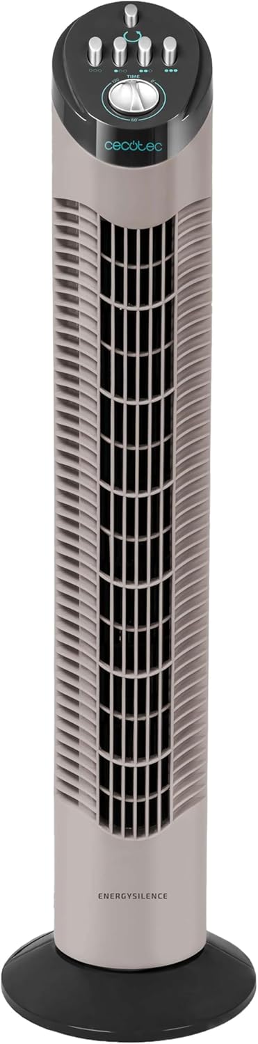EnergySilence Skyline - Turmventilator, Höhe 30" | Manuelle Steuerung Weiss