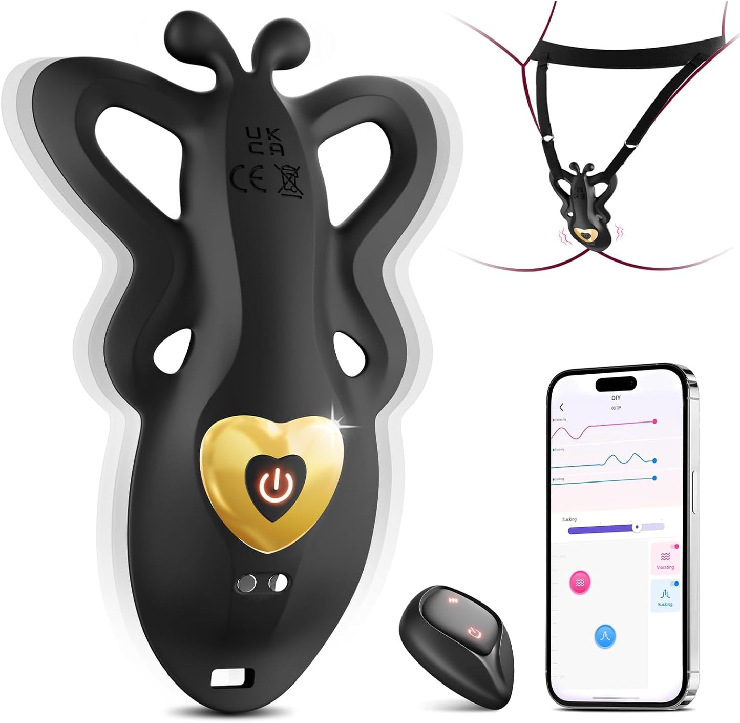 Vibratoren-Set mit App-Steuerung und 9 Modi