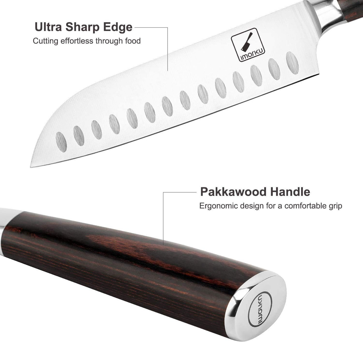 Santoku Messer, 7 " Santoku Messer