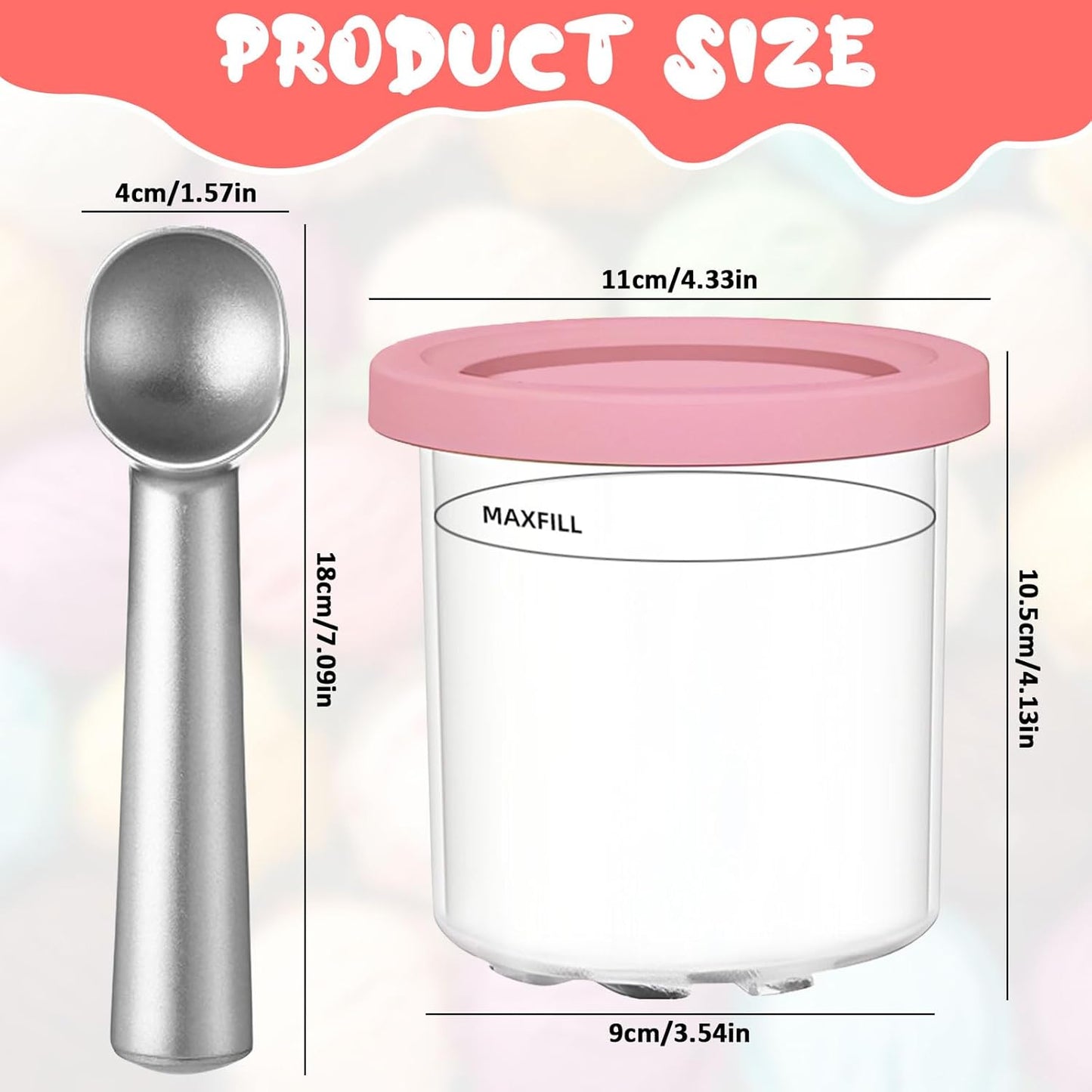 Eisbehälter-Set für Ninja Creami