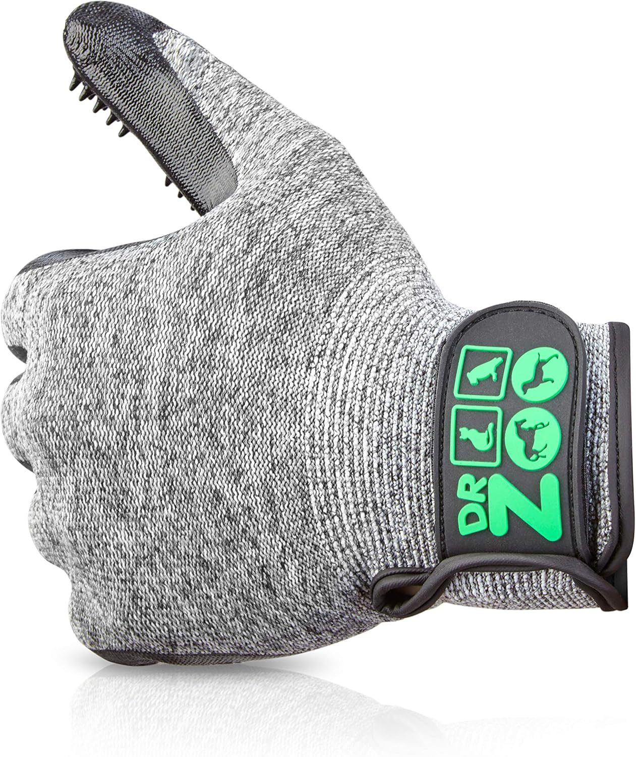 Fellpflegehandschuhe für Tiere (1 Paar, Grösse M), M