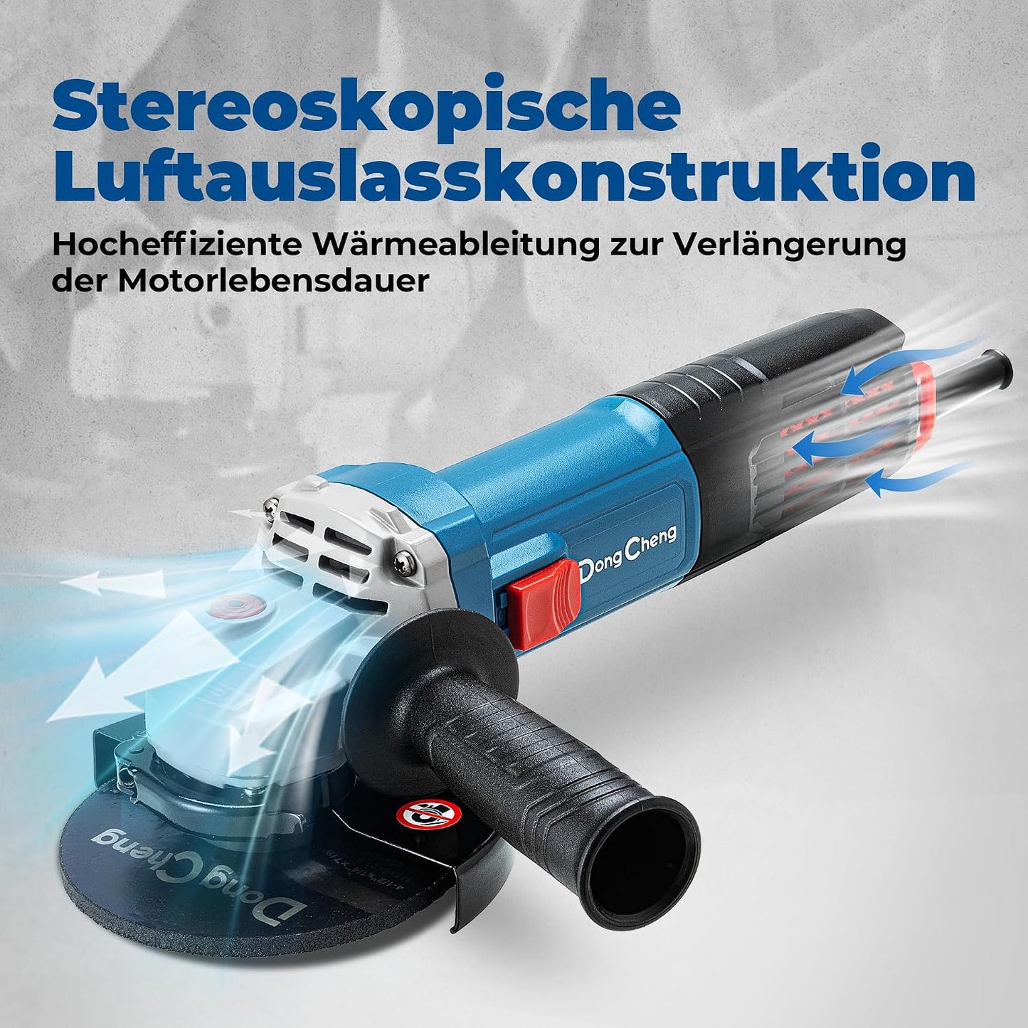 Winkelschleifer mit Zubehör, 1100W Winkelschleifer
