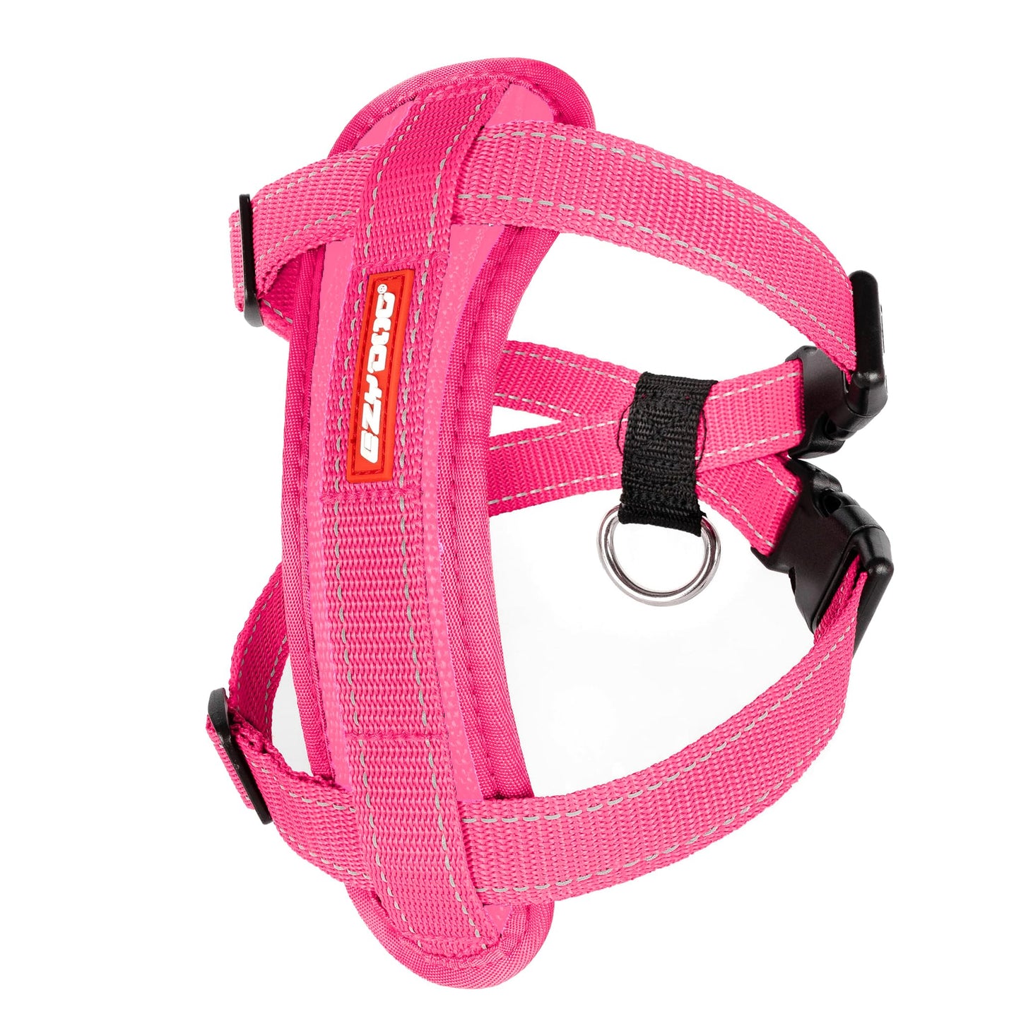 Hundegeschirr Chest Plate mit Sicherheitsgurt-Adapter, L Rosa