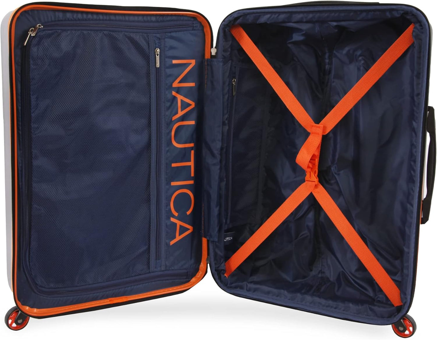 3-teiliges Hartschalenkoffer-Set Roadie, Grau / Orange