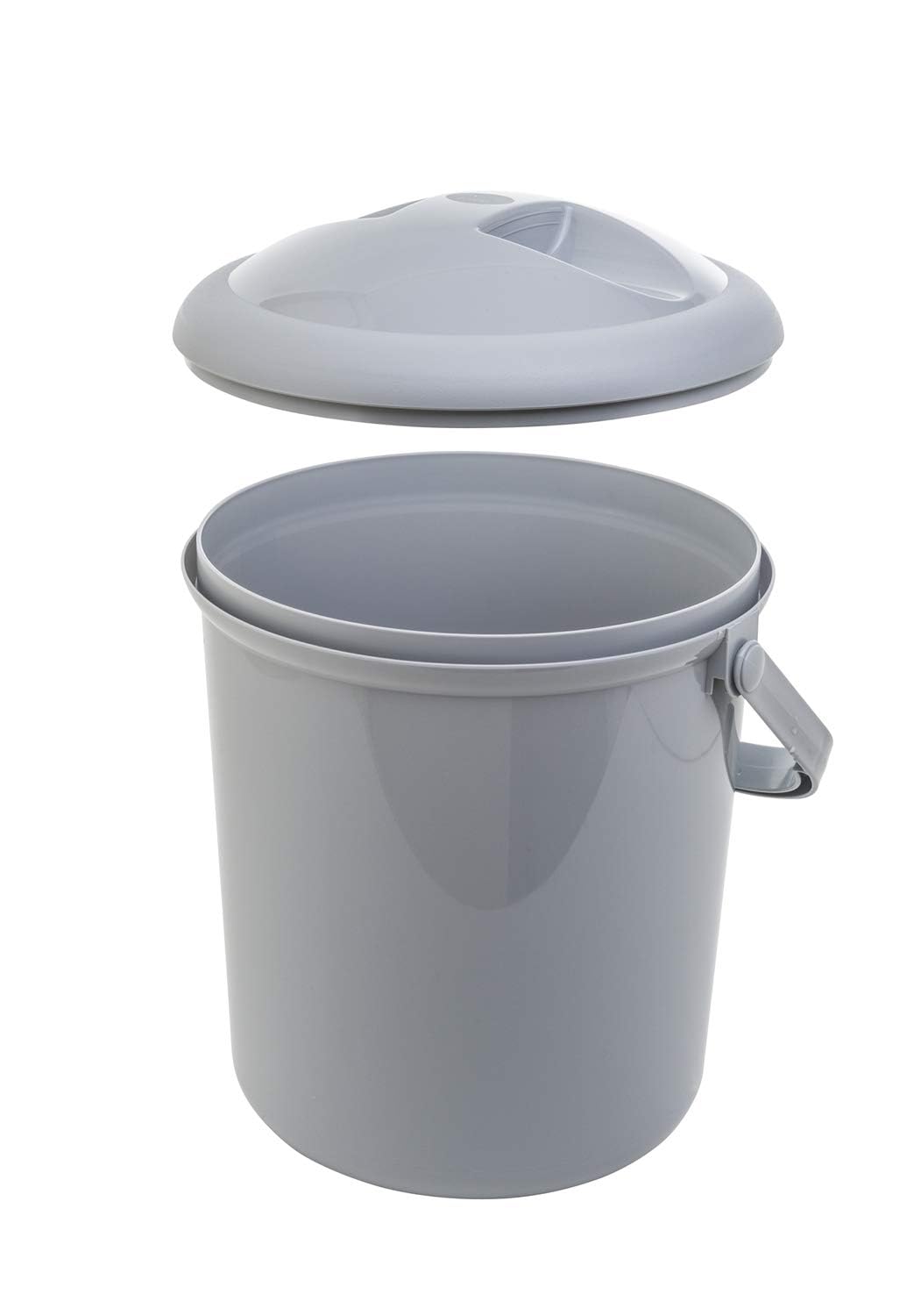 Windeleimer Bella Bambina 11L mit Deckel, Grau