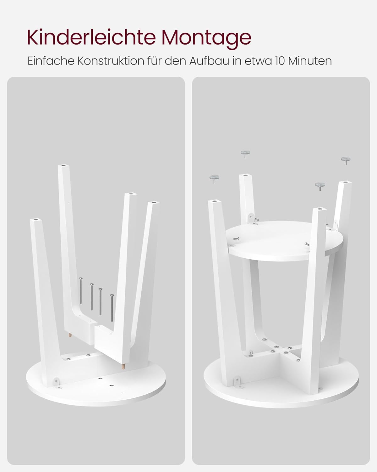 Sofatisch, Weiss