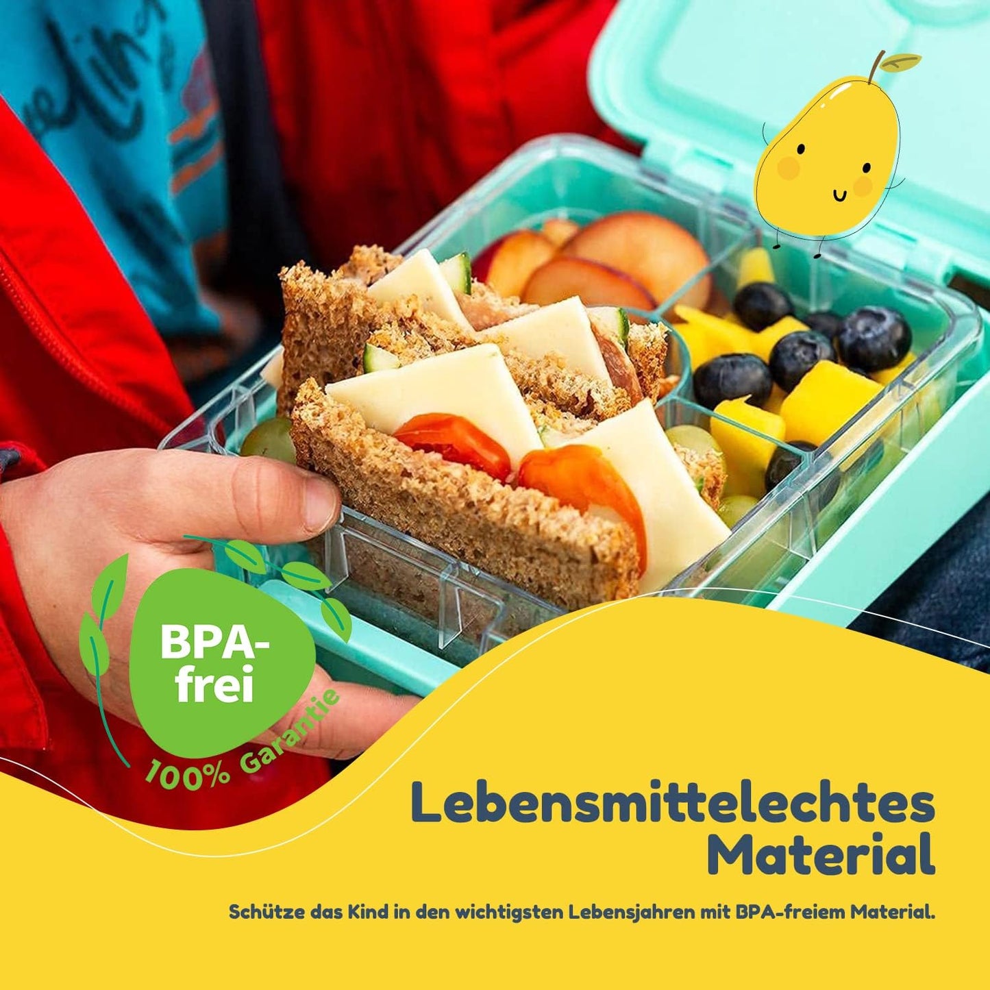 Easy Bento Box, Türkis / Easy Snackbox