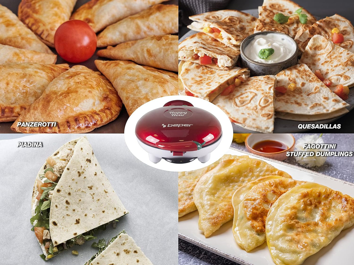 Aperitivo Maker für Quesadillas & Panzerotti, Aperitif