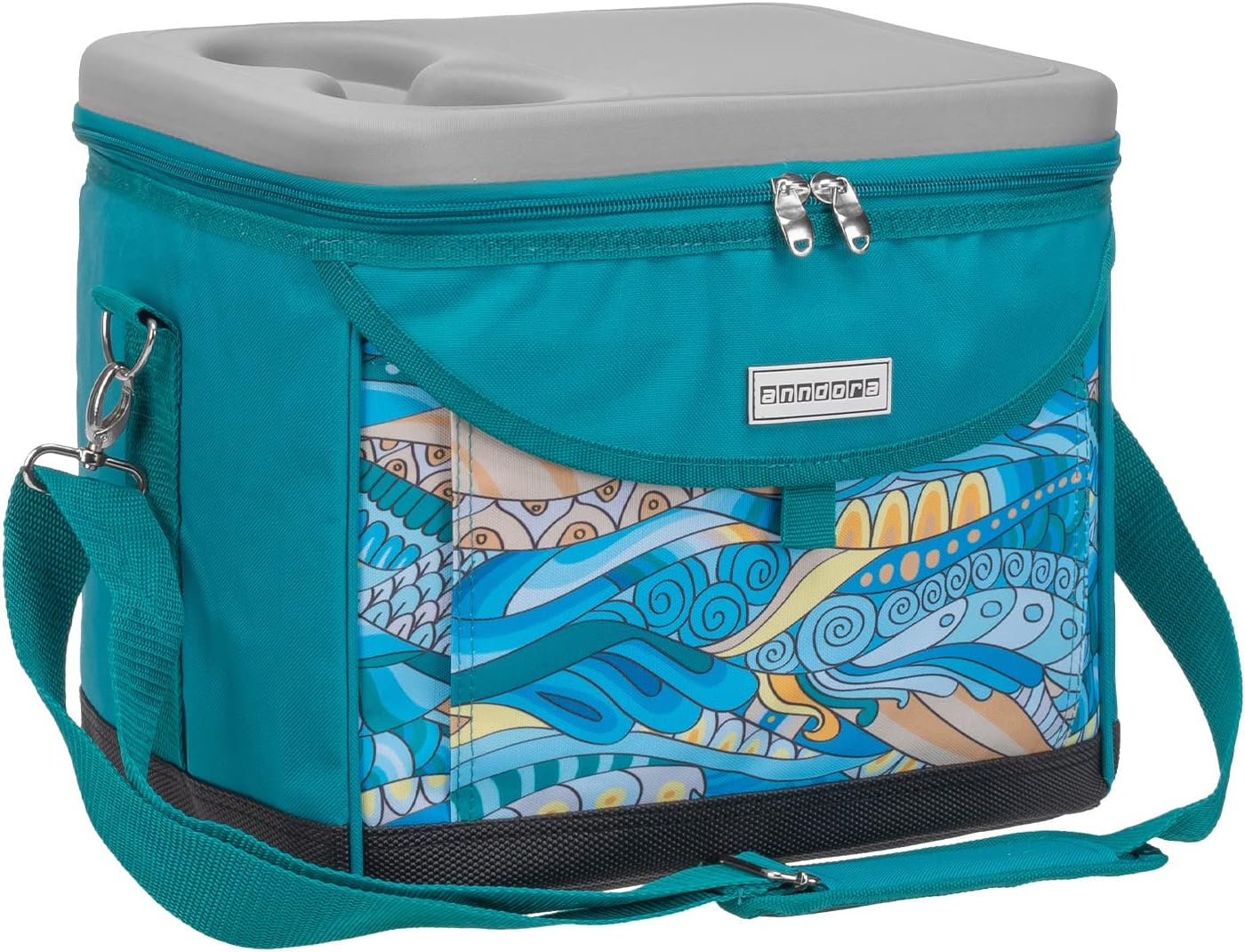 Kühltasche 22 L Picknick-Kühlbox, OCEAN türkis