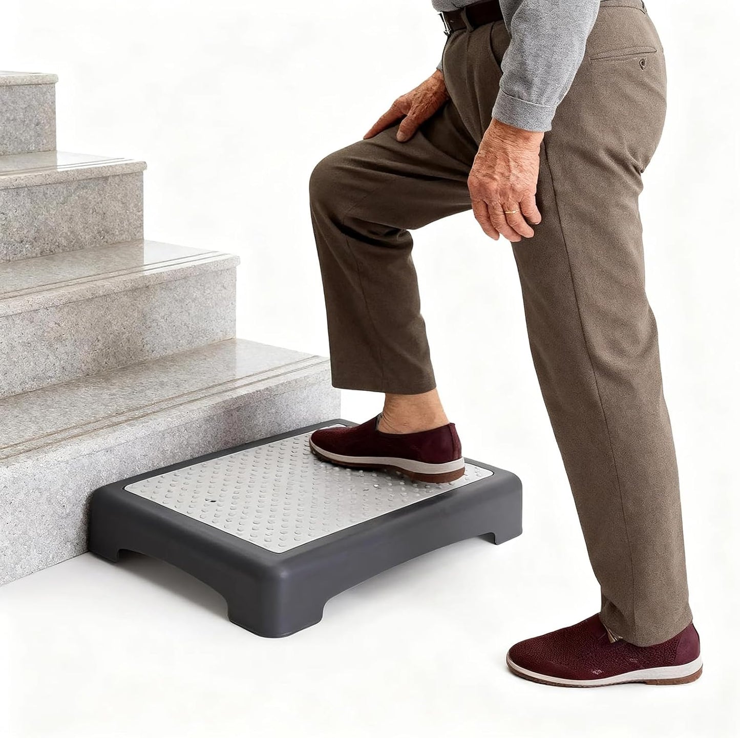Rutschfester Halbstufen-Tritthocker 350 lbs Kapazität