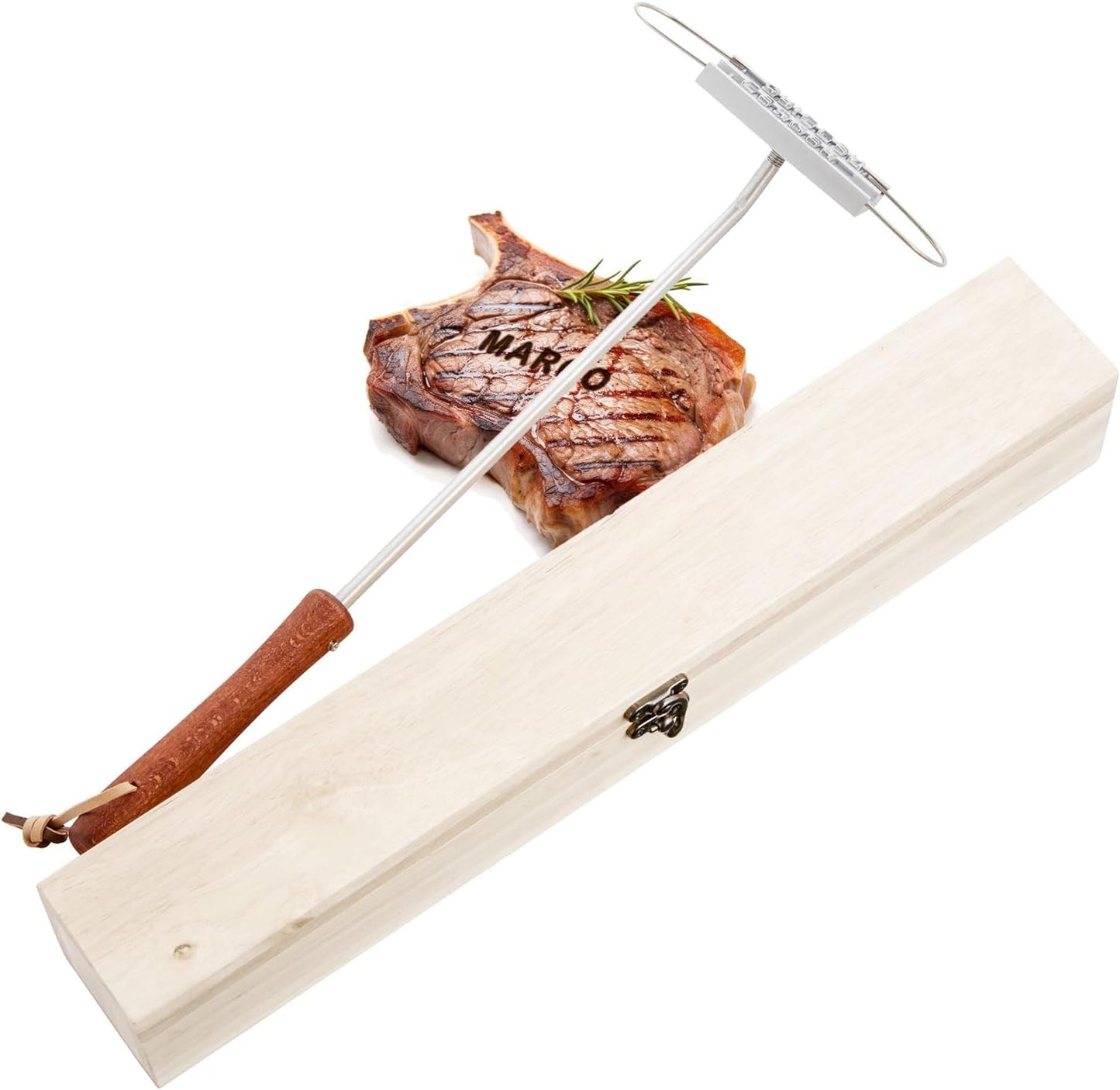 Fleischstempel, Grillbrandeisen + Box