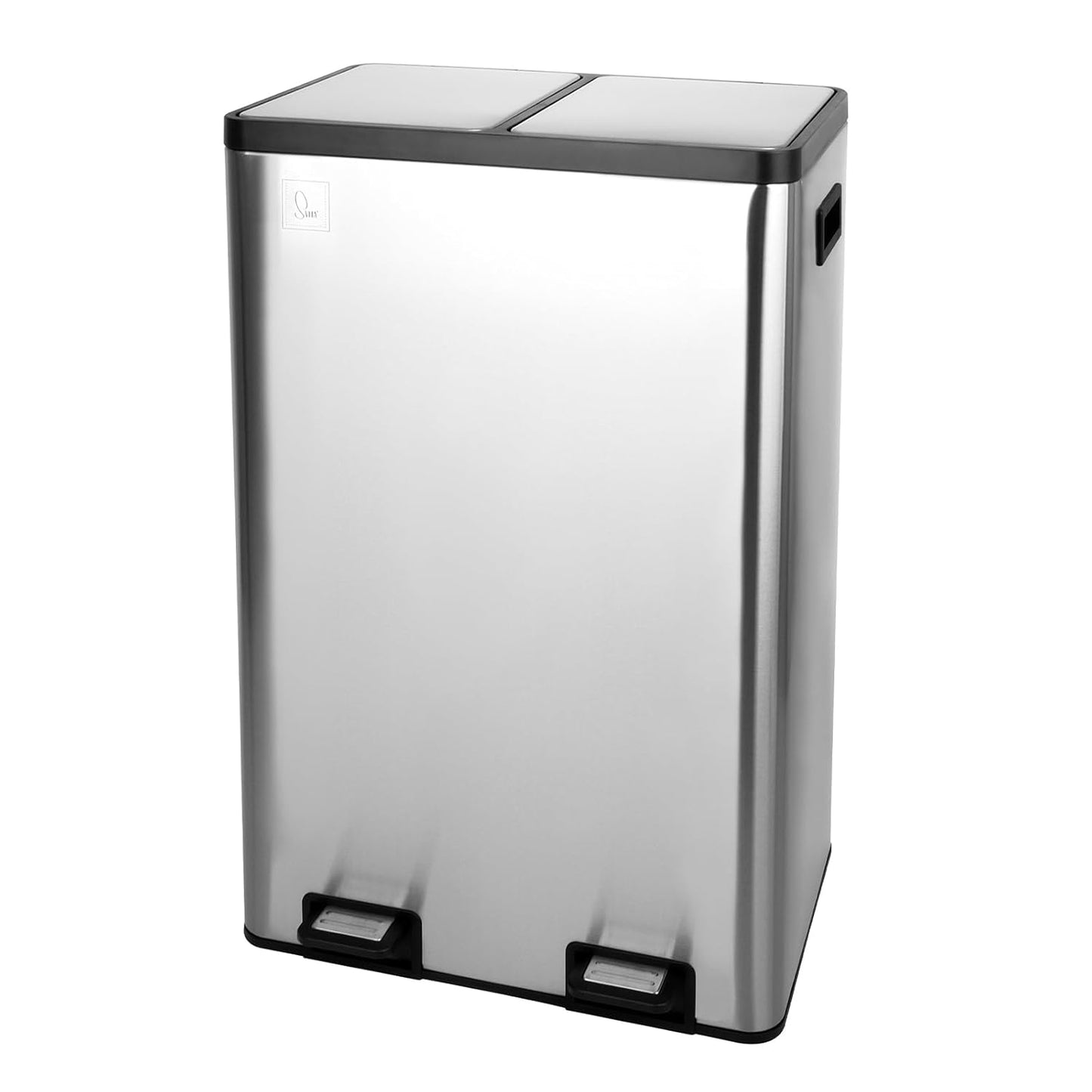 TMH2X30 Mülltrennsystem mit Softclose-Pedalen, Silber TMH2X30