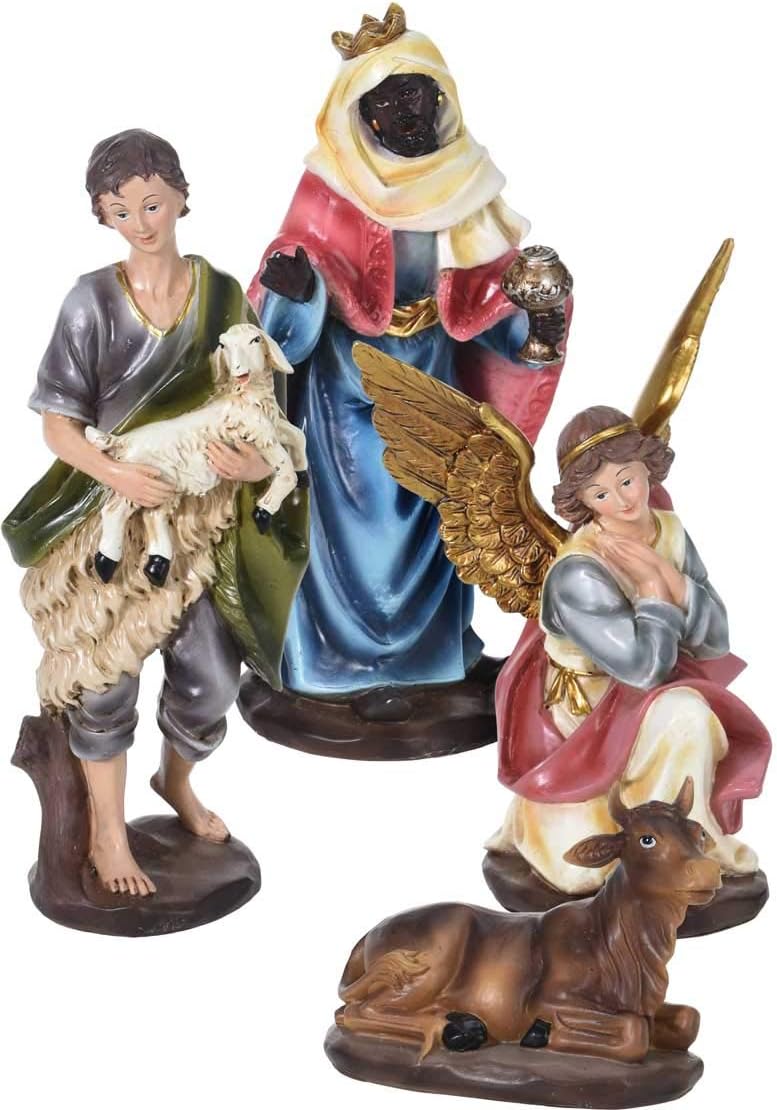10-teiliges Weihnachts-Krippenfiguren-Set